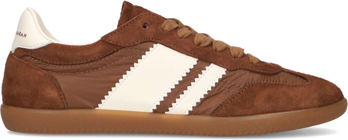 STEFANO LAURAN 1white119 Sneakers - Suède - Dames - Bruin - Maat 41