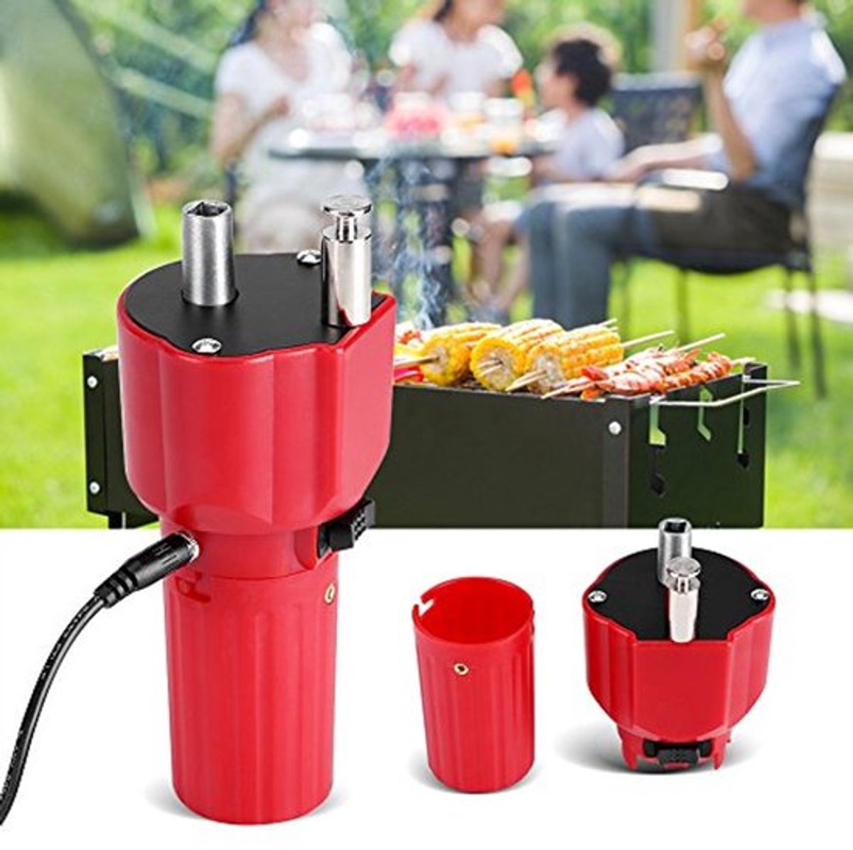 Barbecue Grill Motor, Barbecue Motor Rotator Rotisserie Motor Motor Motoren Kleine BBQ Grill Bracket Rotator voor Braden Bracket Holder