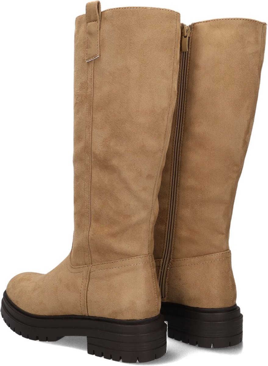 Wysh Romy Laarzen - Suède - Meisjes - Camel - Maat 32