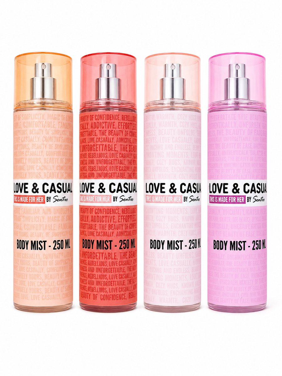 Sentio Love & Casual for Her Bodymist 4x 250ml