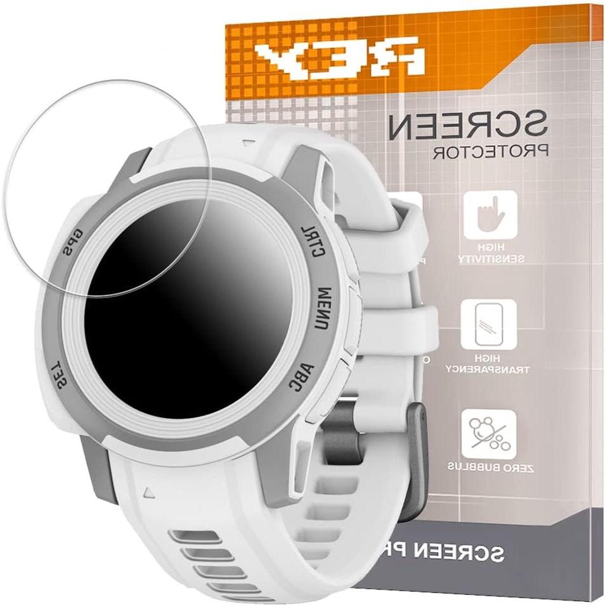 Screen Protectors - Schermfolie Set - Horloge Beschermen - Krasbestendig Oleofobe Coating - 6 Stuks - Transparant