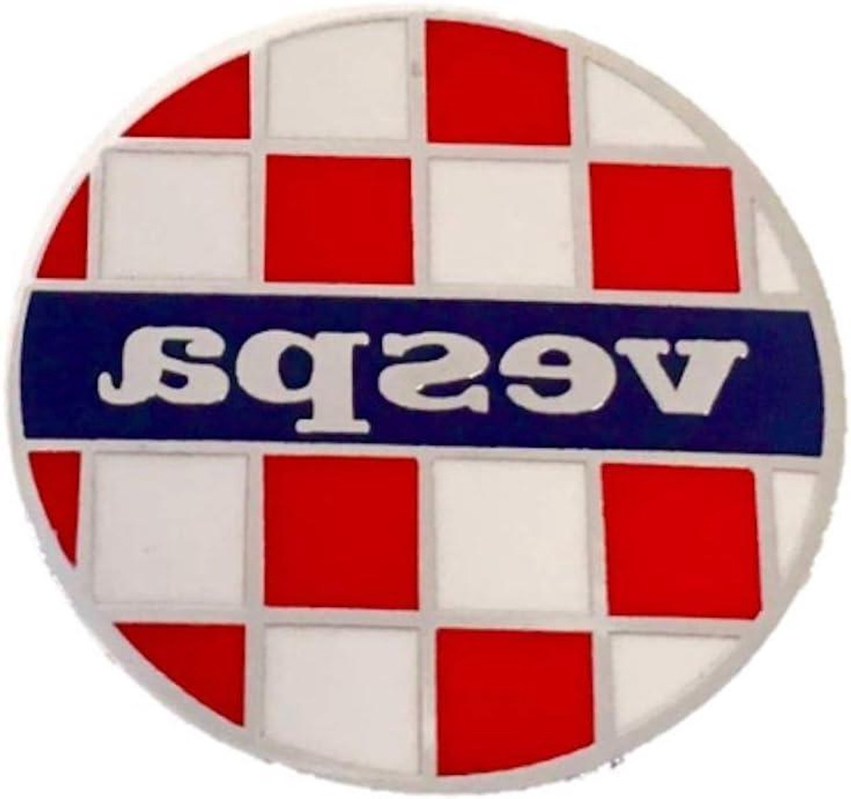 Emaille Pin Badge - Cirkel Badge Embleem - Kleding Decoratie - Tweekleurig Design - Cirkelvorm - Rood en Wit