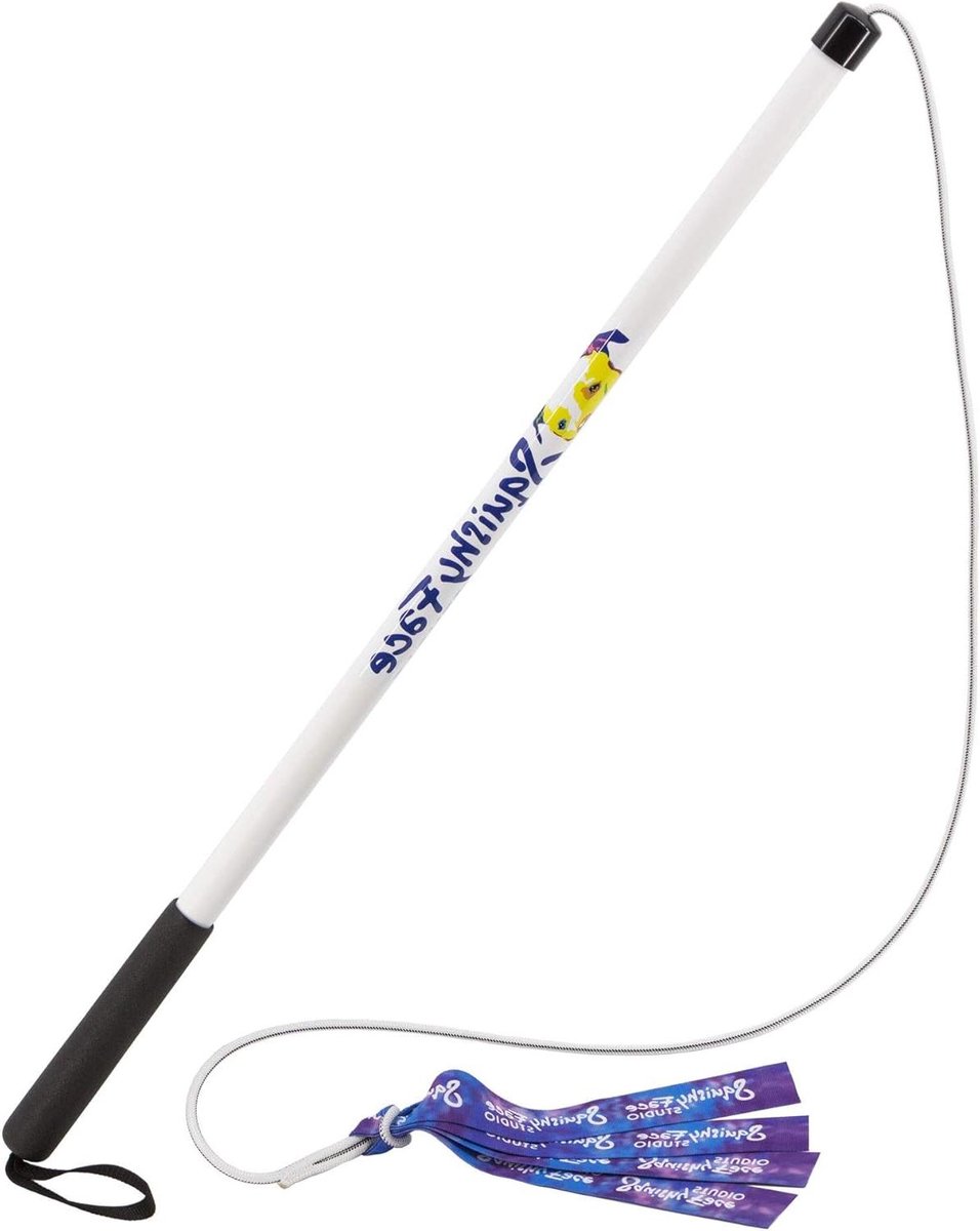 Honden Trainingsstok - Flirt Pole Speelgoed - Hond Trainen - Duurzaam Ontwerp - 91 cm - Paars/Blauw