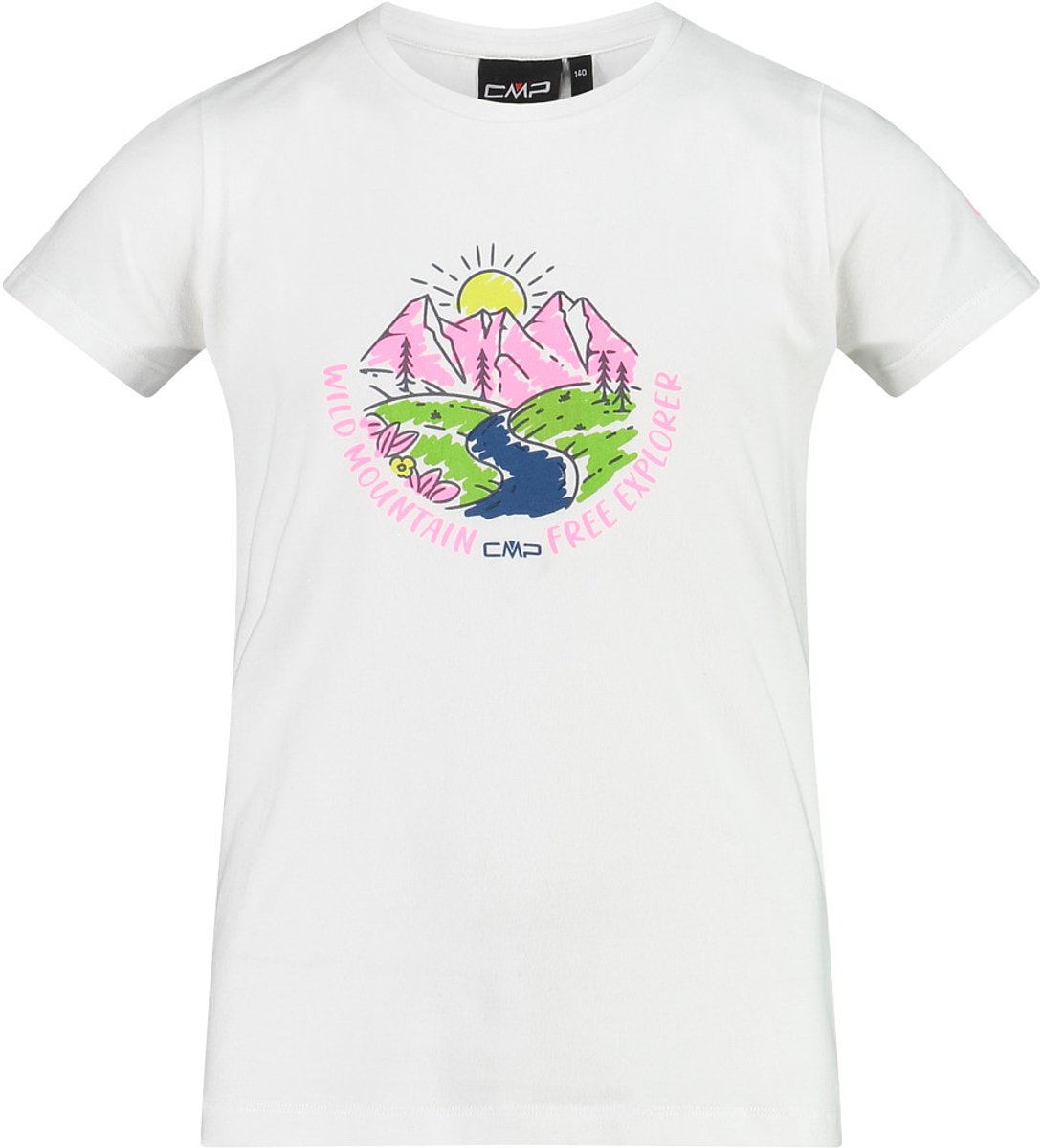 Katoenen meisjes-T-shirt CMP Roze