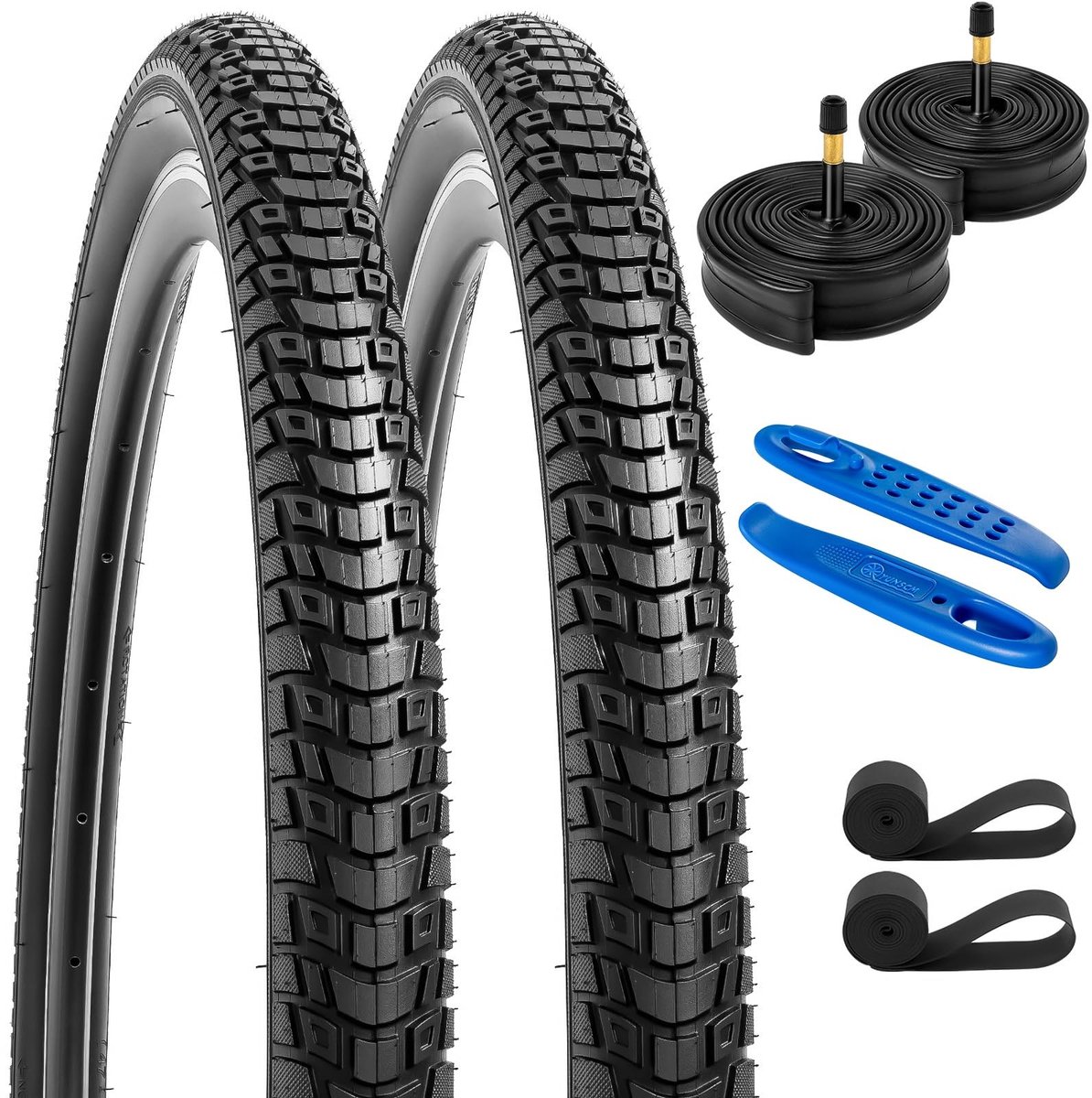 Omgoods - Set van 2 Fietsbanden 700x45C met Binnenbanden