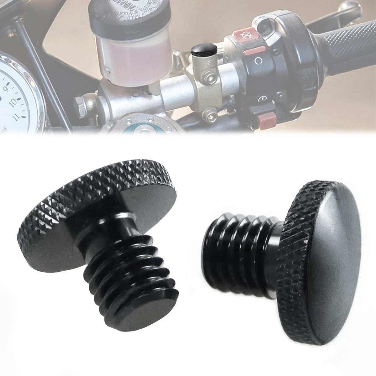 Omgoods - Universele M8 Spiegelschroeven voor Motorfietsen
