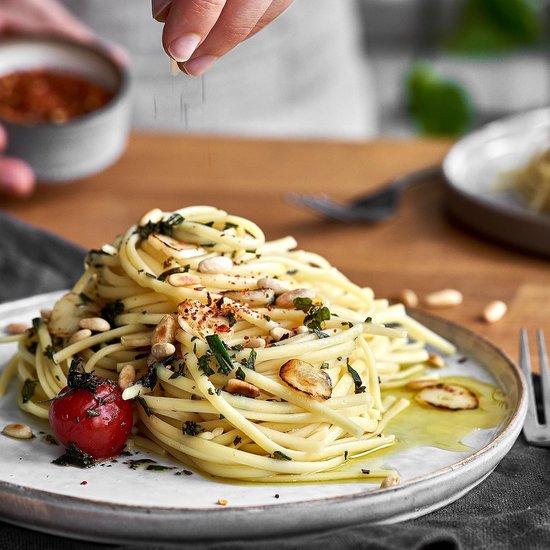 Linguine opzetstuk - Pastamachine accessoire - Zelf pasta maken - Robuust roestvrij staal - 182 x 5 x 8 cm — afbeelding 3