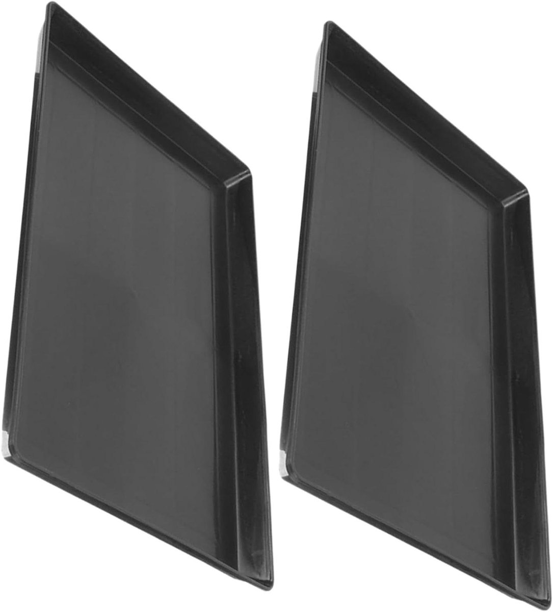 Vervangende Bakken - Bodemplaten Lades - Huisdierkooi Onderhoud - Lekvrije Stevigheid - 44 x 29 x 3 cm - Zwart