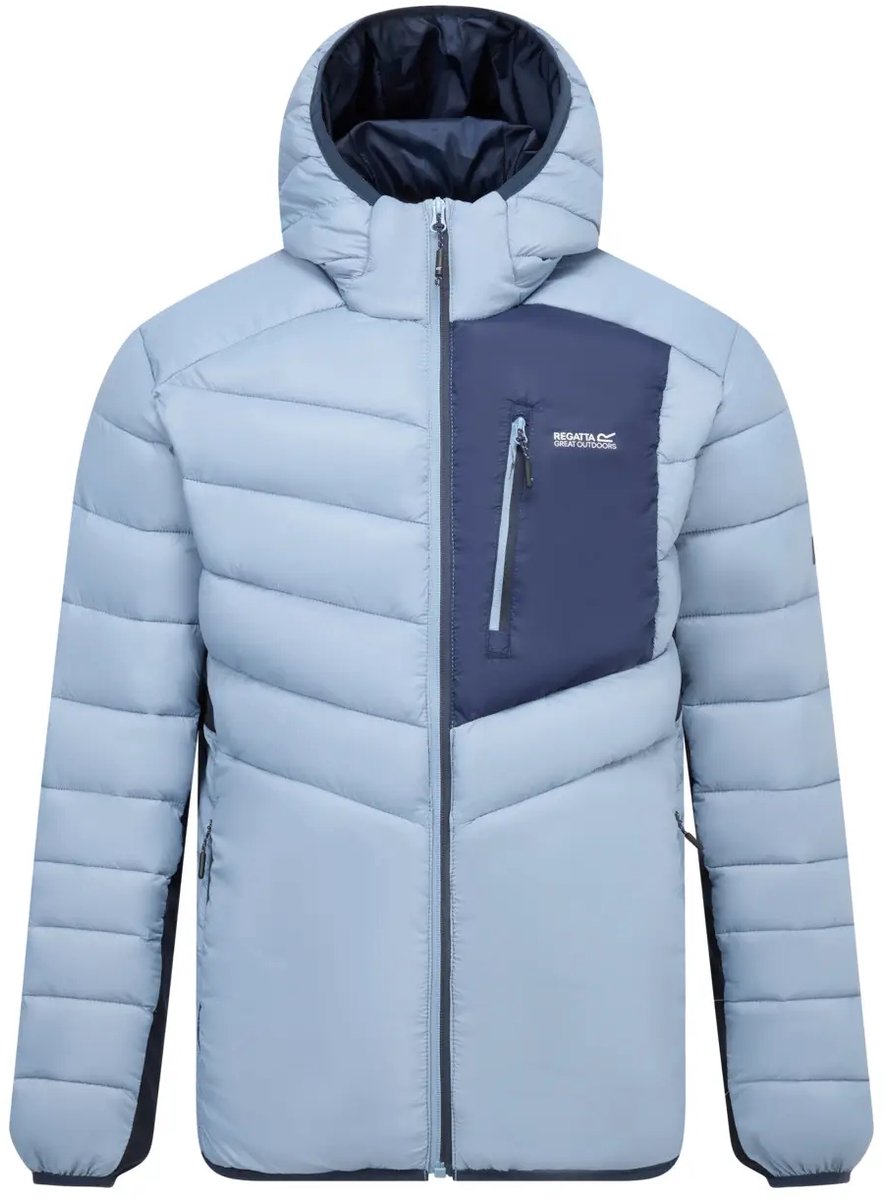 Regatta Leedre Hybrid Jas Man Marineblauw