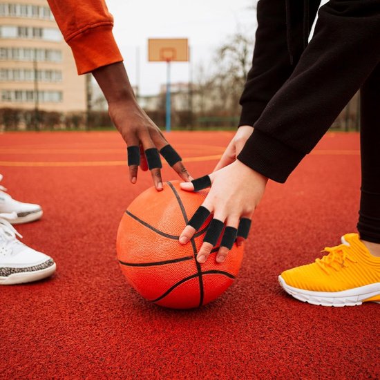Set van 30 Vingerbeschermers voor Blessures, Vingerbraces en Vingerbandages voor Sport, Pijnverlichting en Gewrichtssteun bij Basketbal en Volleybal — afbeelding 3