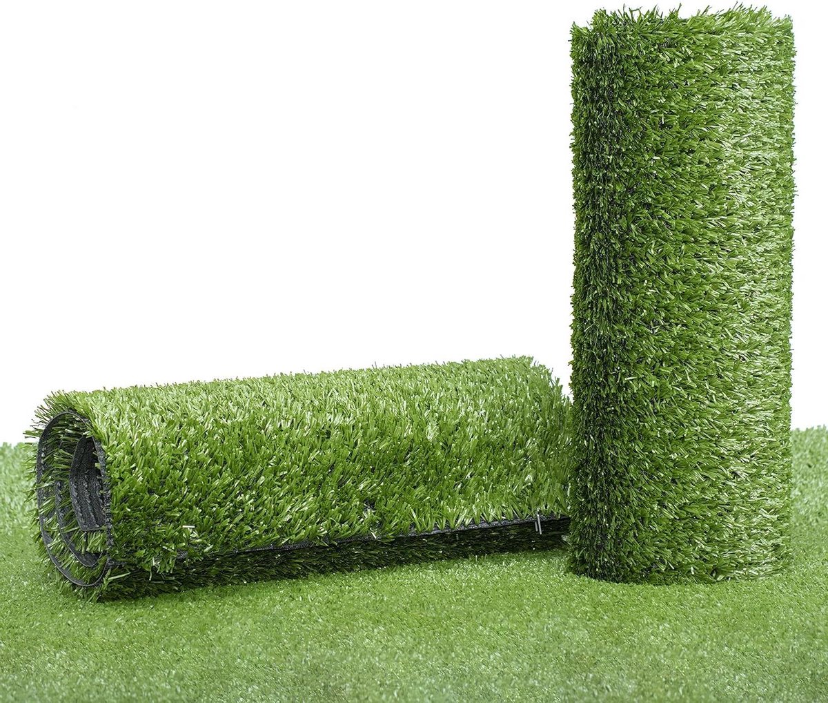 Kunstgras Tapijt - Siergras Gazon - Tuin Aankleden - Waterdoorlatend UV Bestendig - 22 mm Vezelhoogte - Groen
