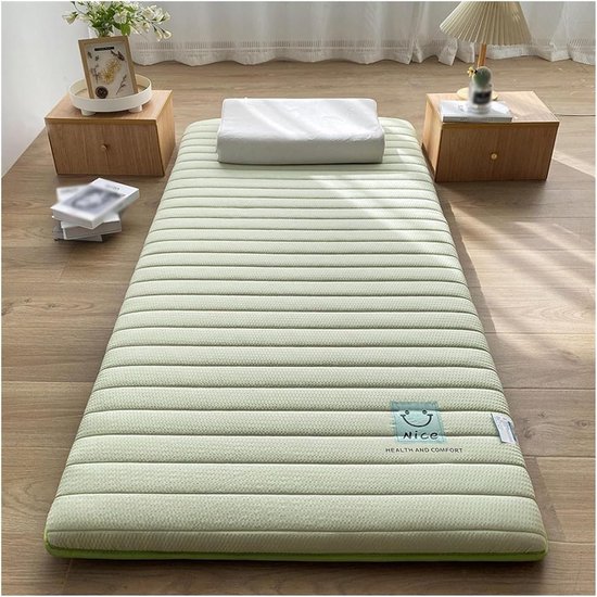 Japanse Tatami Matras - Futon Vloermat - Flexibel Gebruik - Drievoudig Quiltontwerp - 80x190cm - 02 — afbeelding 3