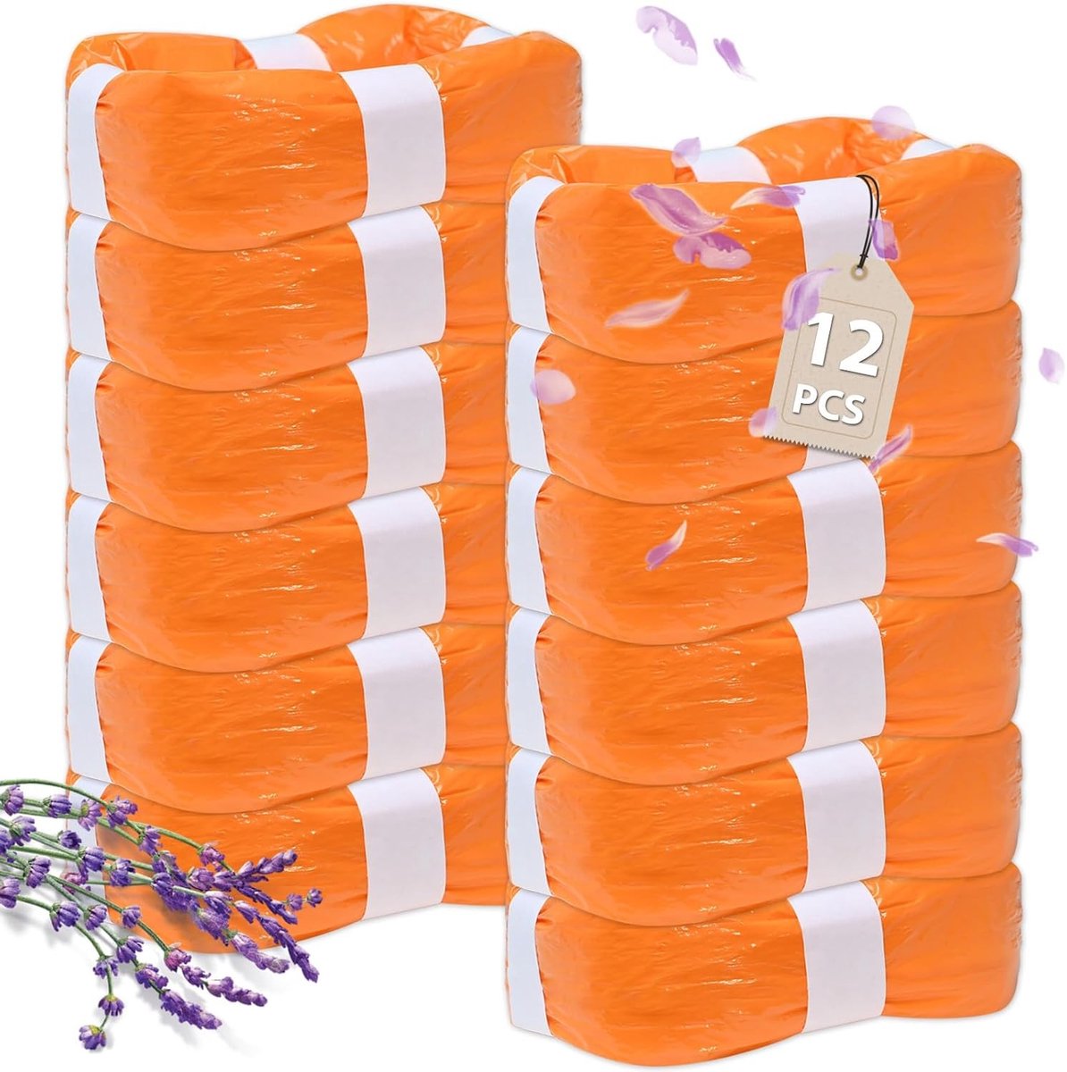Luieremmer navulzakken - Transparant - 4,5 meter lang x 26 cm breed - Dikke PE folie met geur- en bacterieremmend - Voor standaard emmers