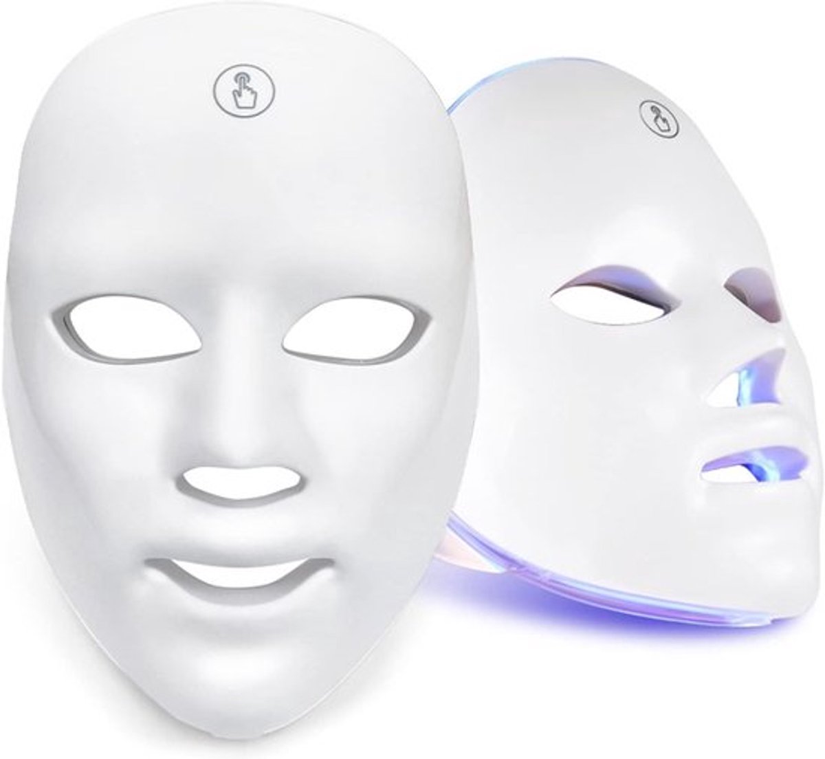 SnelShoppen - LED Face Mask - Photon Therapie Masker - Draadloos 7 Kleuren LED Masker voor Huidverjonging, Anti-Aging, Witte Huid, Pimple Vermindering