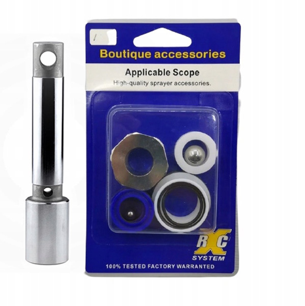 Rosfix Reparatieset Zuigerpomp - Compleet V-Ring Afdichtingen en Teflon O-Ringen - Geschikt voor Wagner