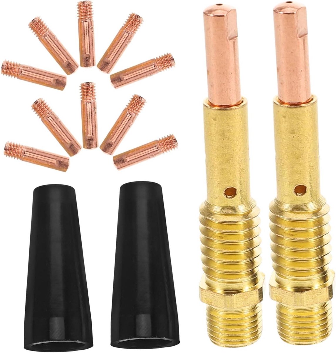 Vervangbare Lasdoppen - Lasnozzle Tips - Robuust Lassen - Hoge Slijtvastheid - 4.20X1.80X1.80CM - Multi