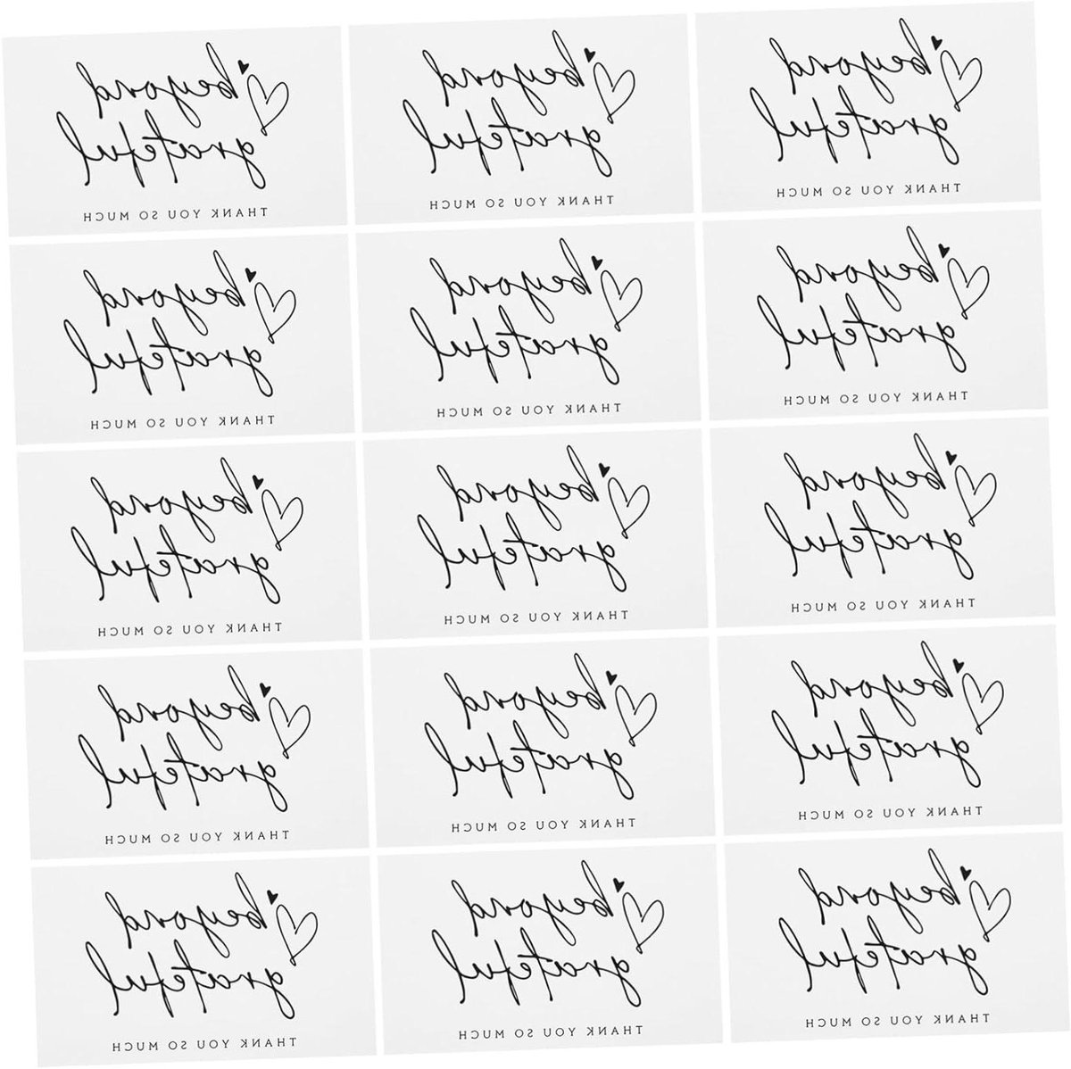 Bedankkaartjes - Wenskaarten - Klantrelatie - Dikke Papieren Kaarten - 100 Stuks - Foto 2