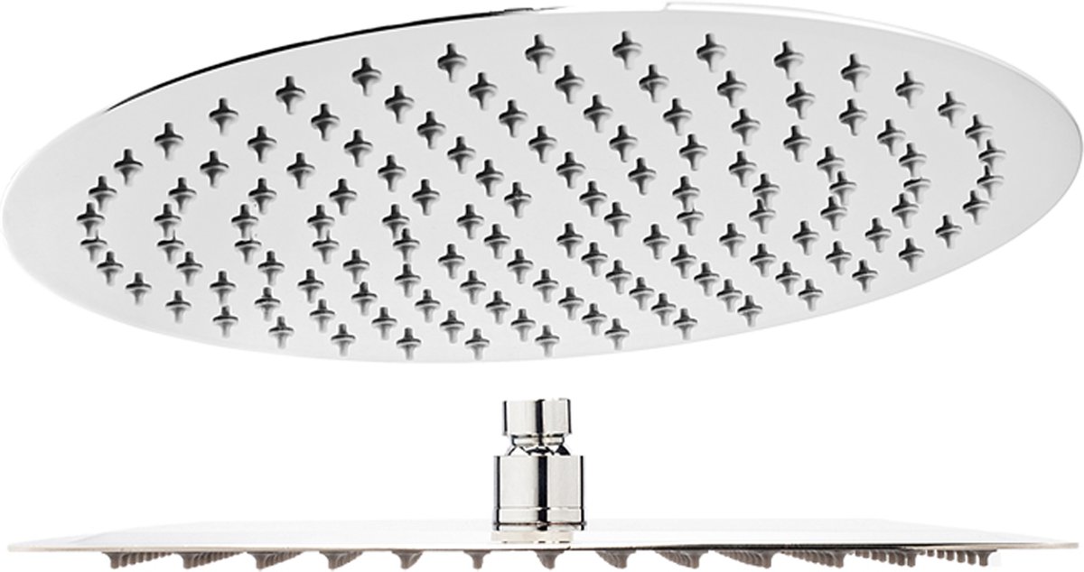 Merkloze Ronde Douchekop 25cm RVS Ultra Slim