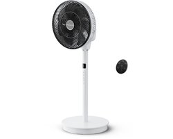 Rowenta Turbo Swift Silence QV5040 - Statiefventilator - Exstreem stil - 20 Snelheden - Verstelbaar in 3 hoogtes - Krachtige & Energiezuinige motor - Horizontale + verticale oscillatie - Staande ventilator
