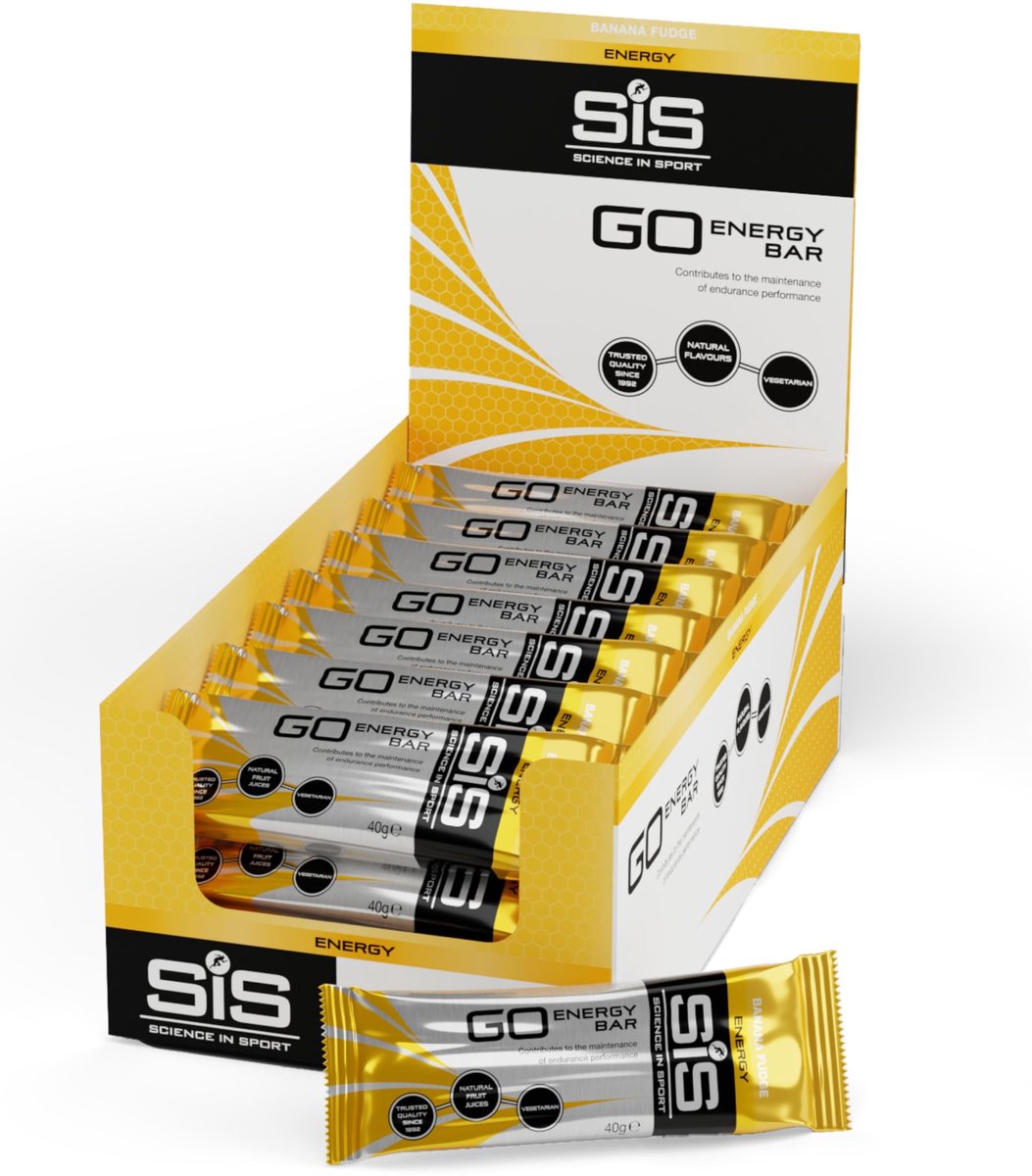 SIS Energybar Go Energy - Banaan Fudge - 30 x 40 gram
