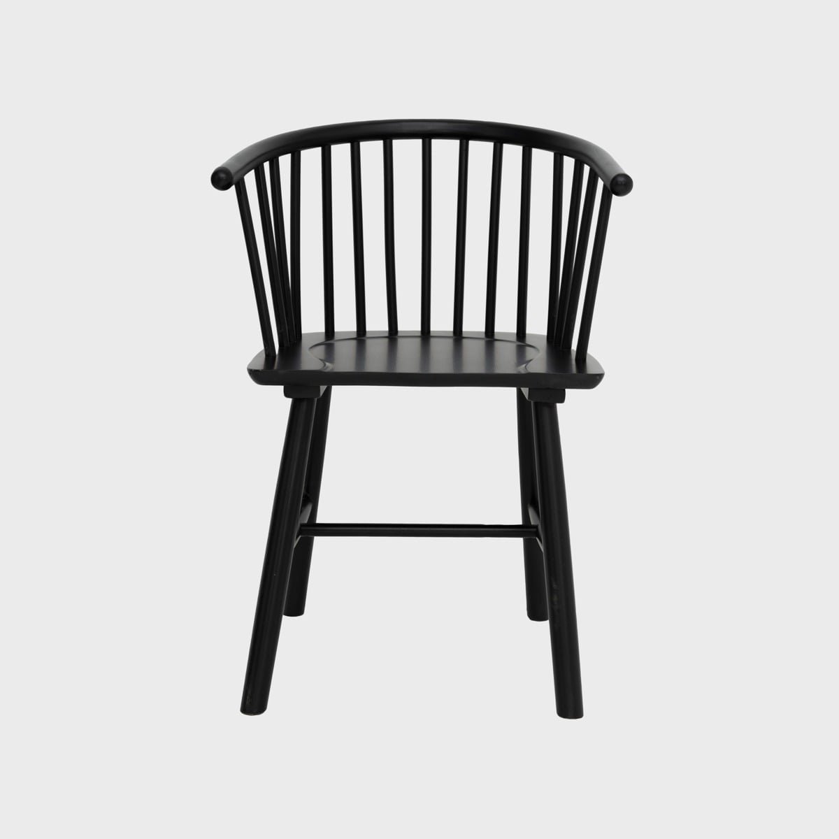 HOMLA Chair - PONTO - black wood - 45x54x77 cm - 739330