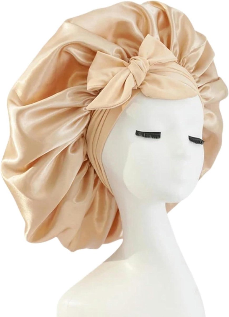 Satijnen Haarbonnet - Slaapmuts Haar - Bescherming Haar - Zijdezacht Materiaal - One Size - 9 Kleuren