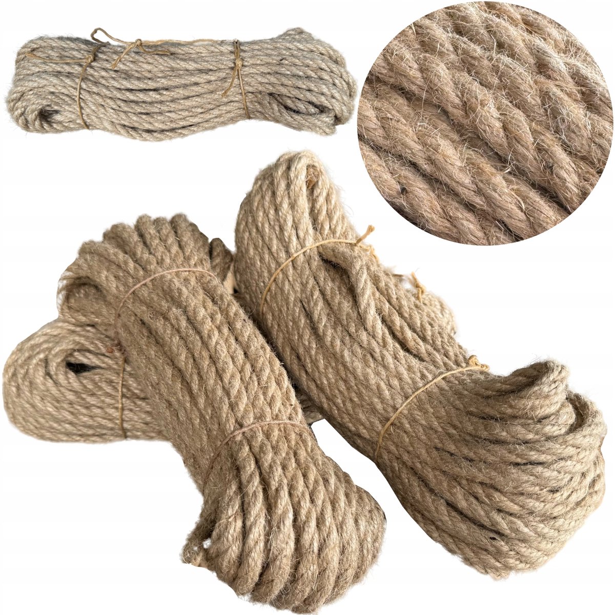 Jutekouw 10mm x 50m - Sterk & Decoratief voor Huis en Tuin