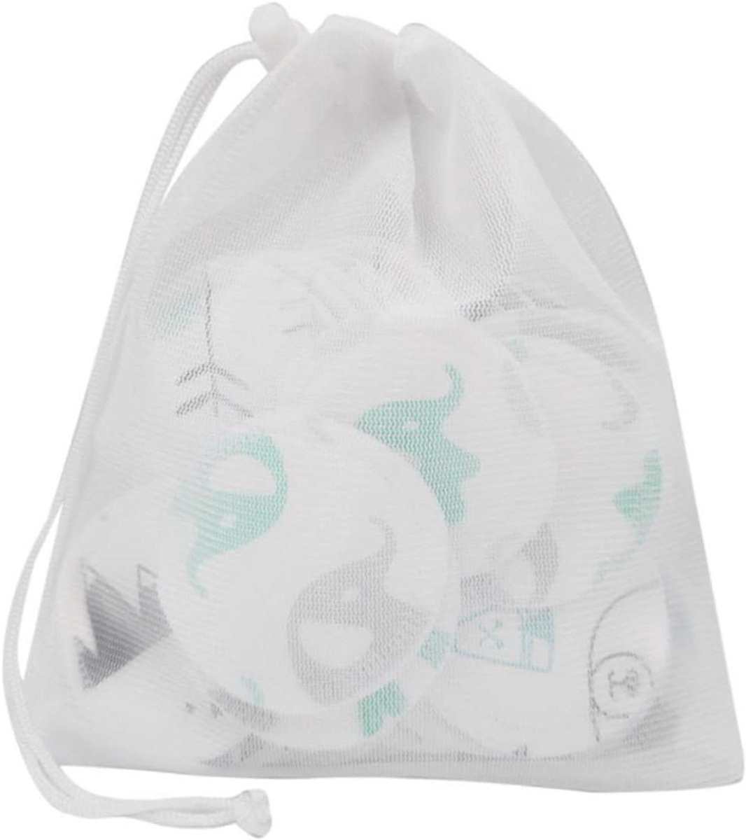 Make-up Remover Pads - Herbruikbare Watten - Make-up Verwijderen - Zacht en Comfortabel - 6.5 x 6.5 cm - Wit