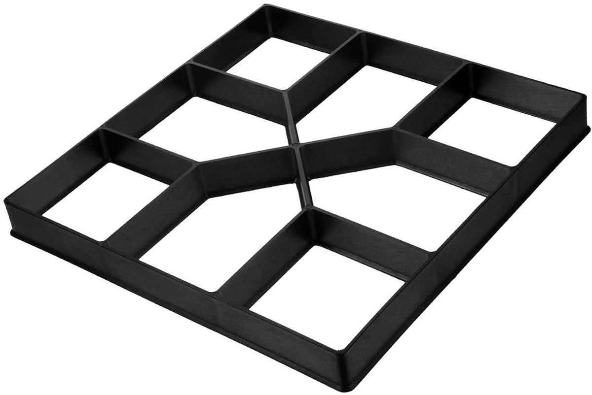 Betonmal voor Tuinpad - Stoeptegel mal - Tuinpad Aanleggen - Herbruikbaar en Flexibel - 40 x 40 x 4 cm