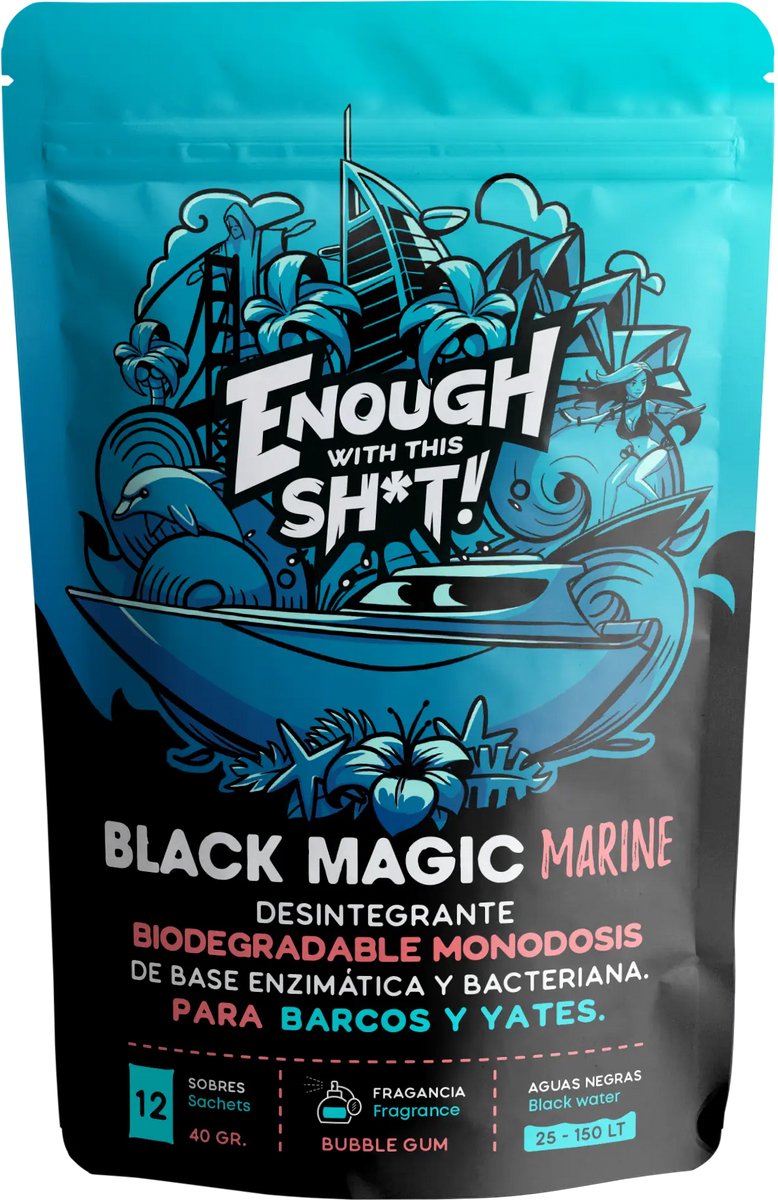 EWTS Black Marine Probiotische Geurvreter voor Boot & Jacht