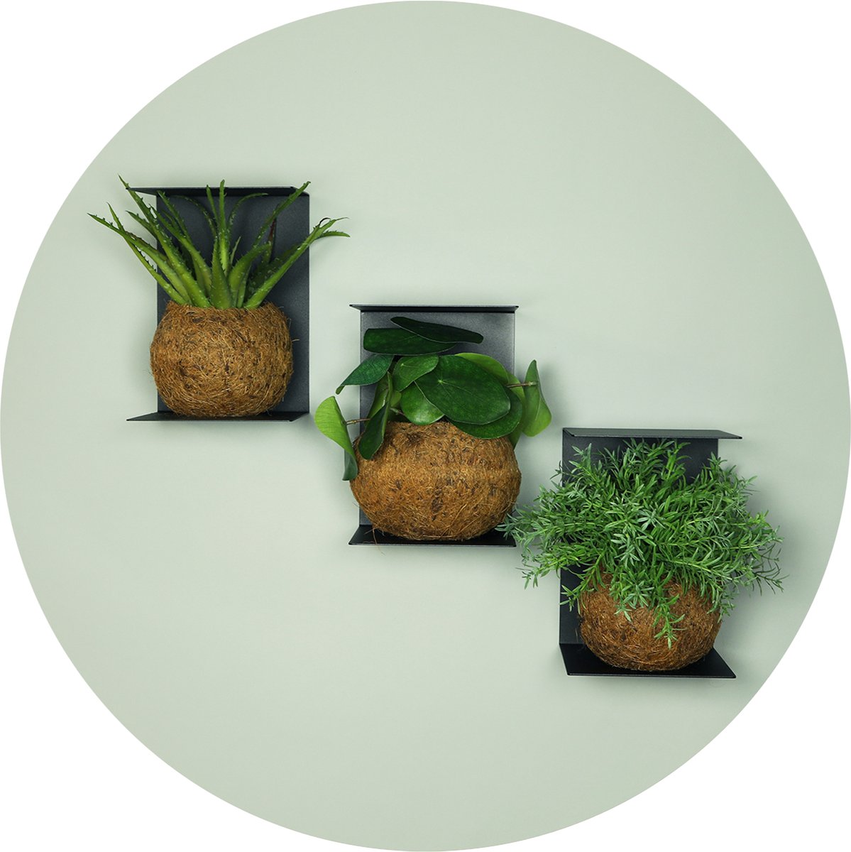 Design Magneetbord Rond - Pastel Groen - Rond - 60cm - Kamer26