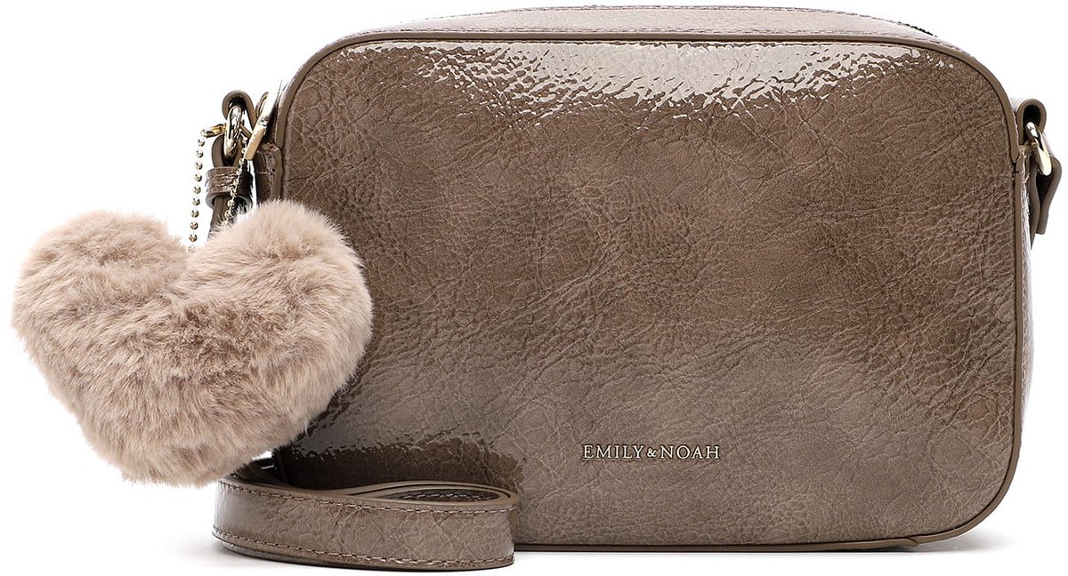 EMILY & NOAH Schoudertas E&N Leana ( 65910 ) - Dames handtassen - taupe 900