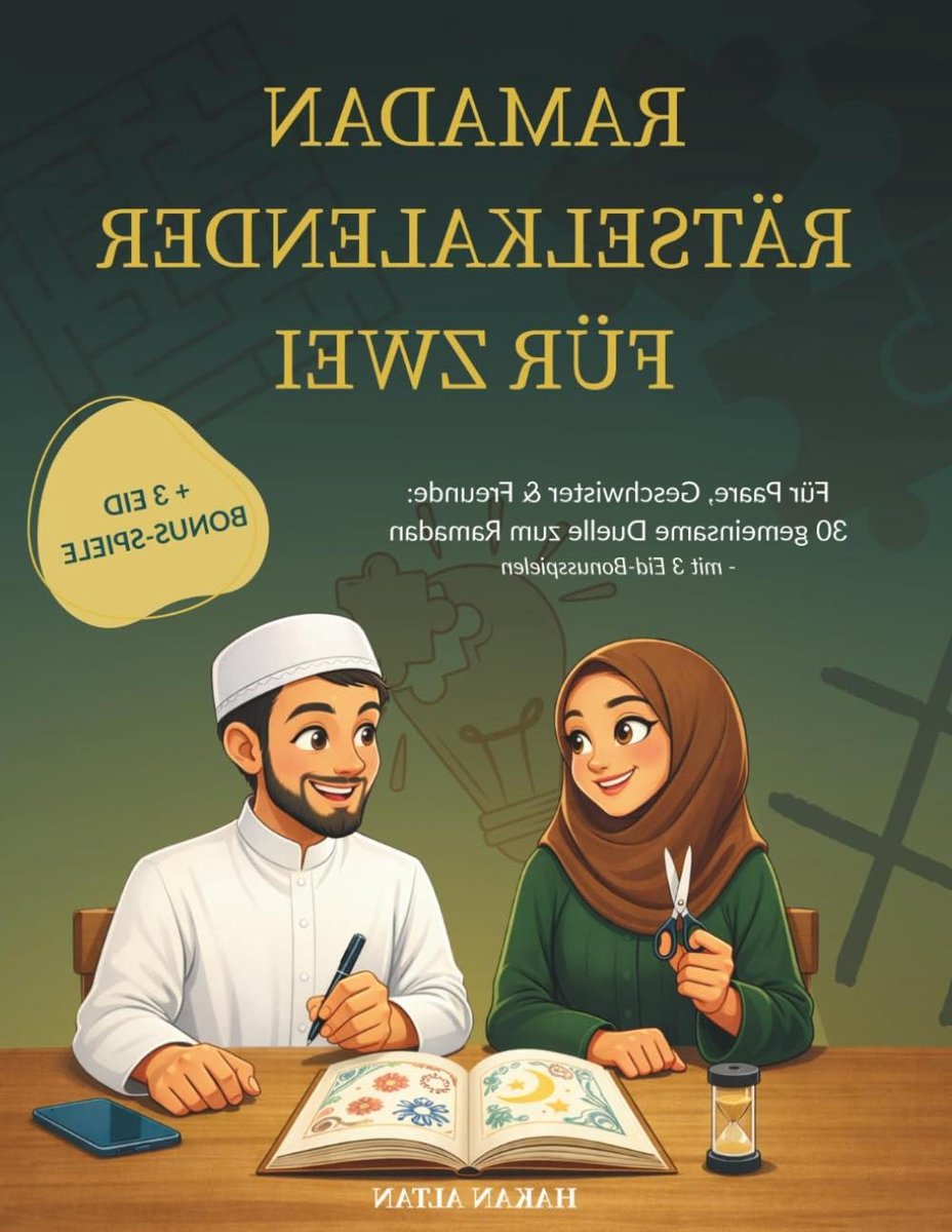 Ramadan Kalender - Spelletjesboek - Samen Spelen - 30 Duelle - A5 Formaat - Kleurrijk