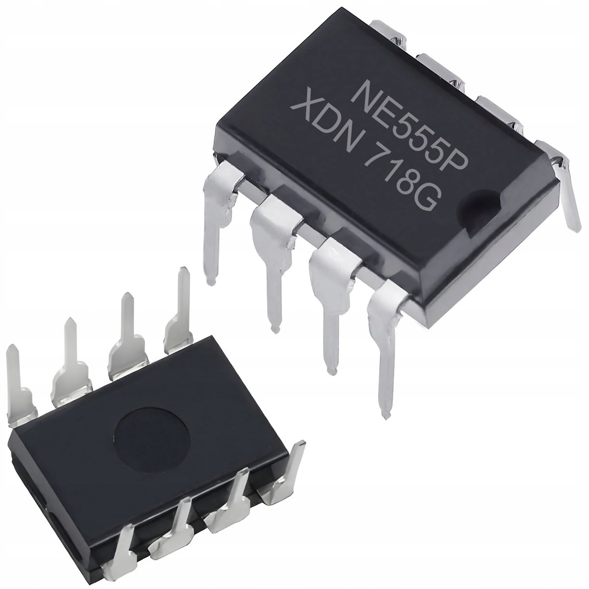 Image of Rosfix Timer-IC NE555 - 2 Stuks - 3,5–16V, tot 500 kHz - Timers, PWM, Oscillatoren, Tijdvertraging