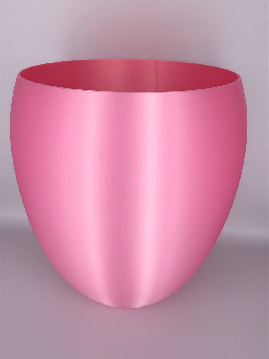 Vaas - Smooth - Lichtroze zijdeglans