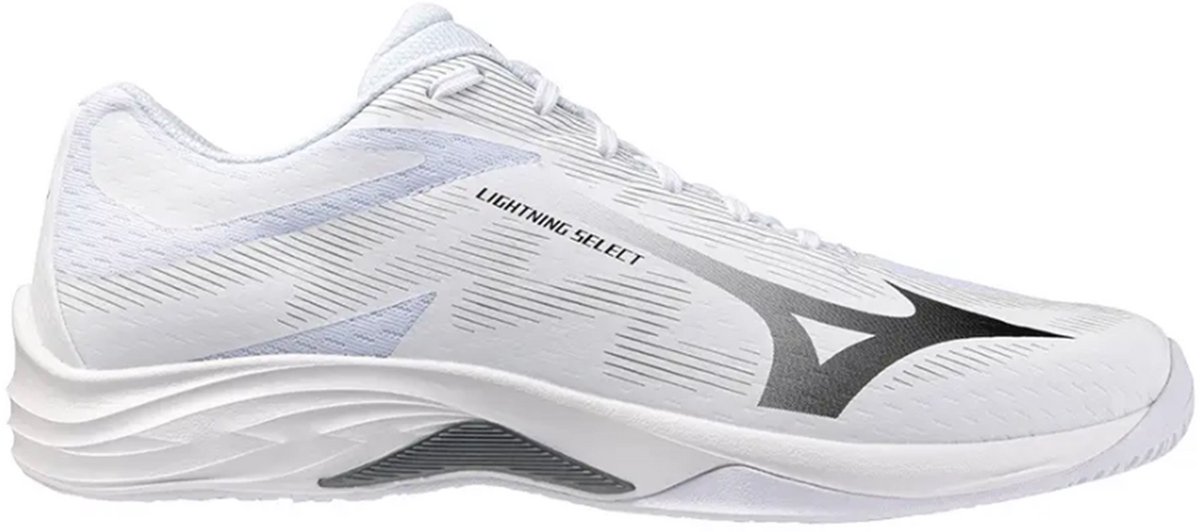 Mizuno Unisex LIGHTNING SELECT Volleybalschoen White/black/ultimate Gray