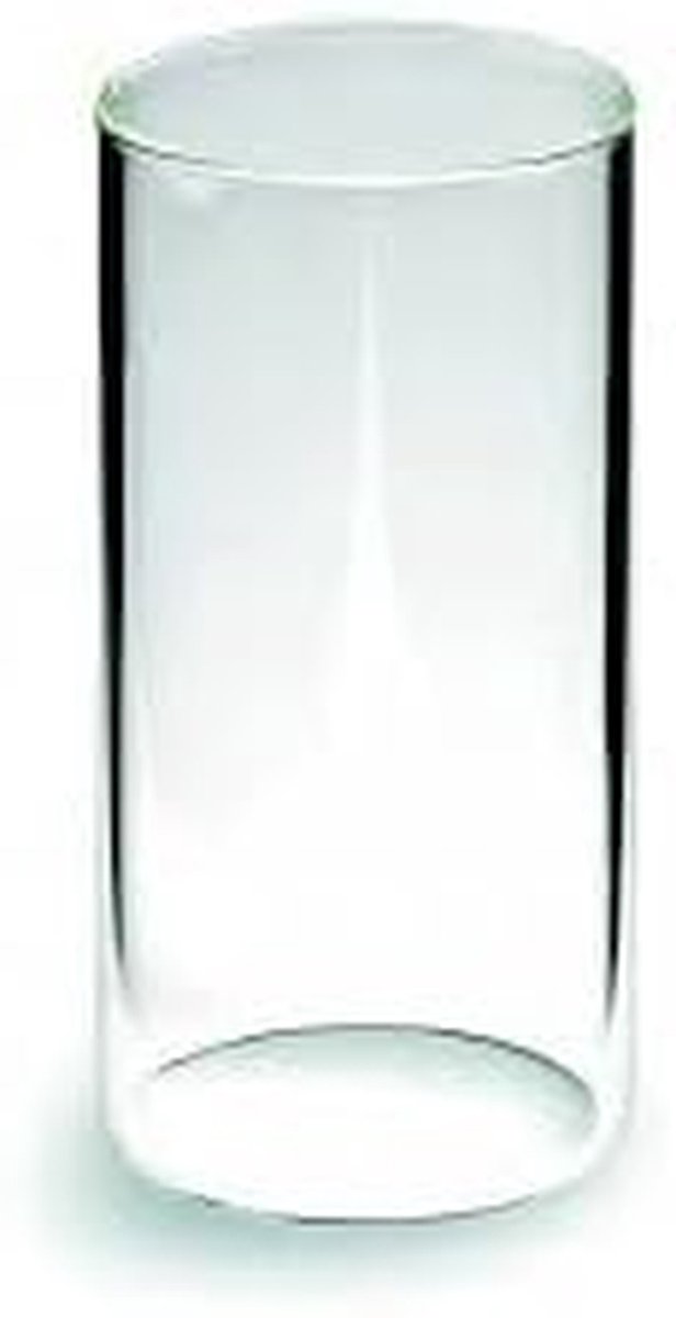 Glazen Cilinder - Windlicht Kaars - Decoratie Huis - Mondgeblazen Glas - 10 cm x 40 cm - Transparant