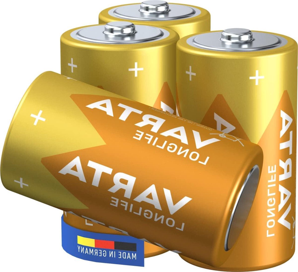 C Batterijen - LR14 Batterijen - Apparaten Aandrijven - Made in Germany - 4 stuks - Alkaline
