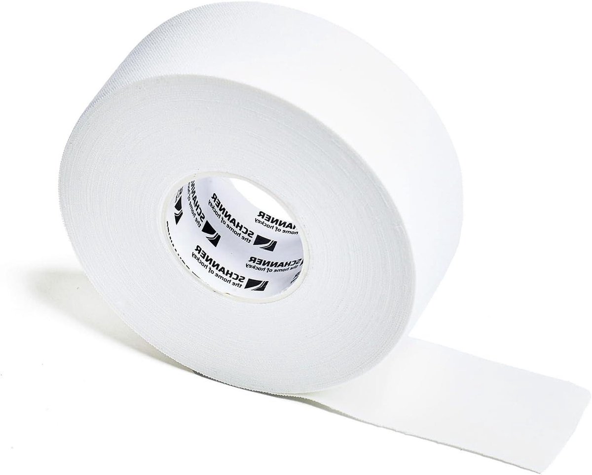 Hockey Tape - IJshockey Tape - Racket Beschermen - Sterke Kleefkracht - 36mm x 25m - Wit