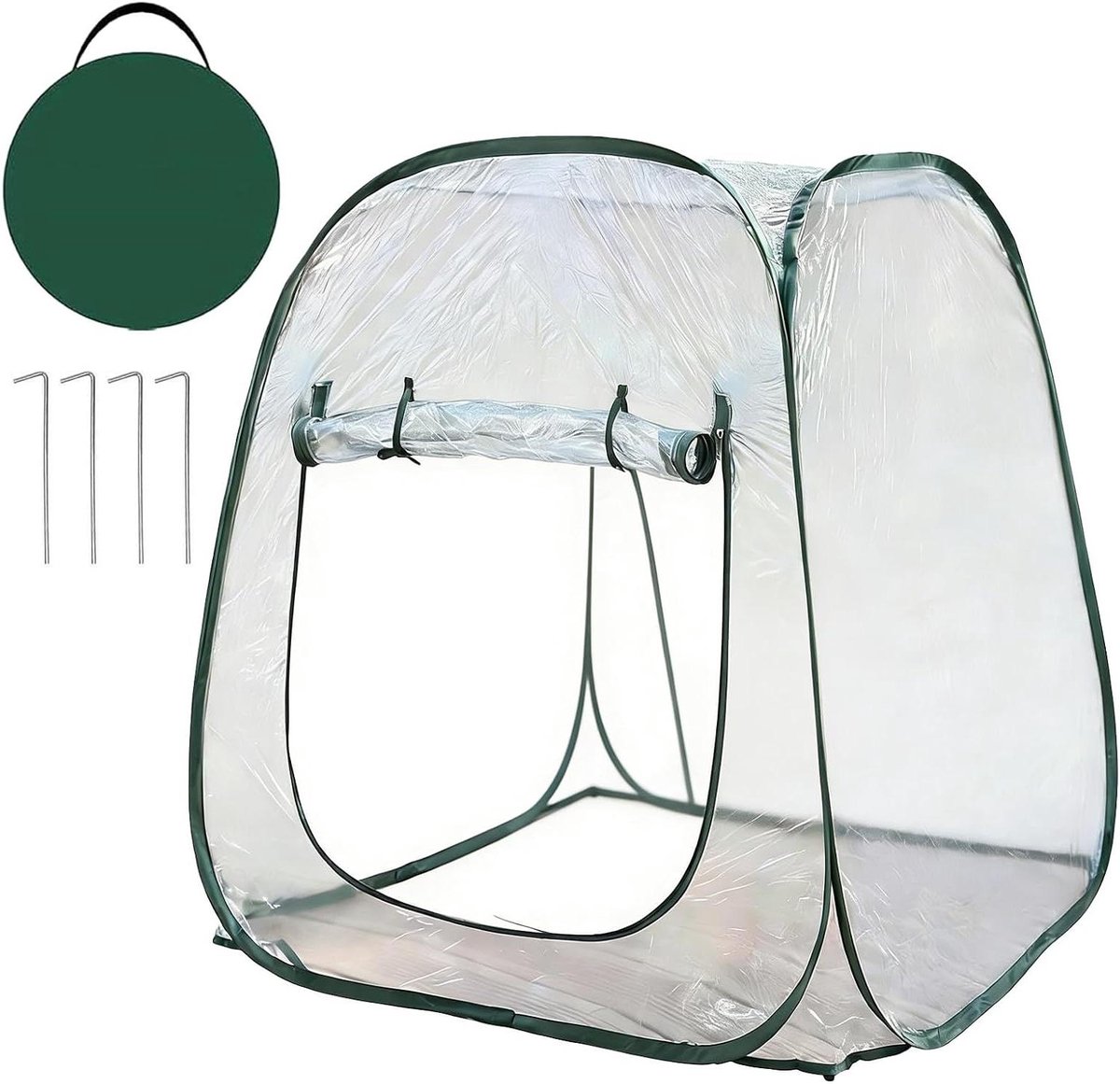 Mini Kas - Planten Telt - Planten Beschermen - Geavanceerde Transparantie - 98x98x98cm - Transparant