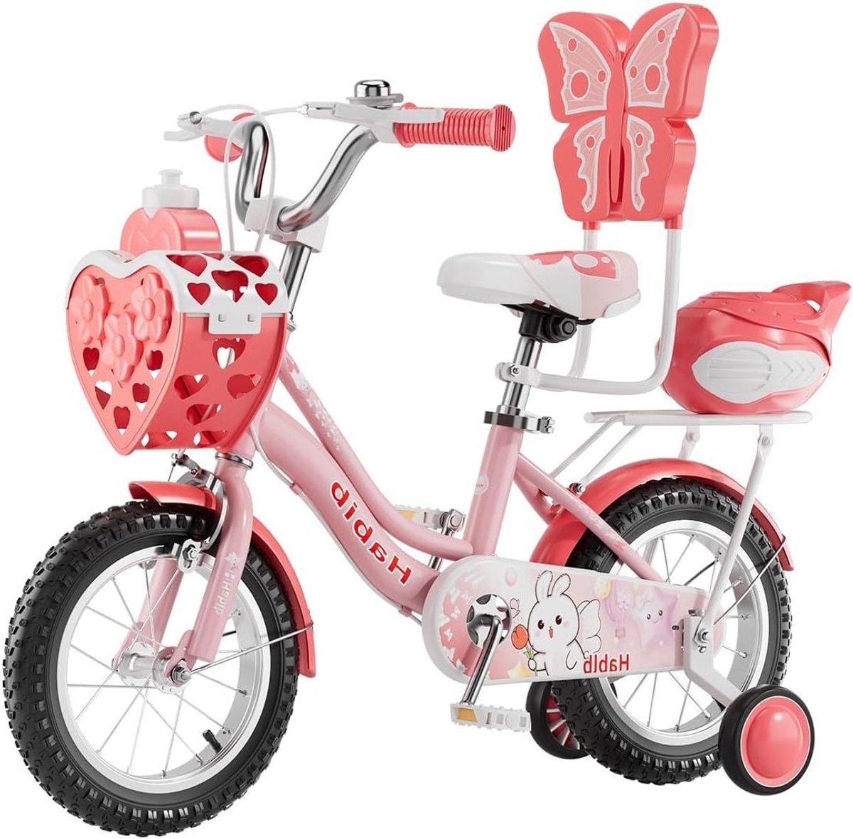 Meisjesfiets Compleet Kinderfiets Prinses Veilig Leren Fietsen Inclusief Mand en Pomp 12 inch Roze