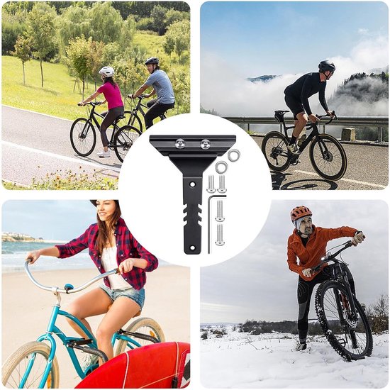 Adapter Bidonhouder Fiets - Flessenhouder Verlengstuk - Extra Fles Meenemen - Verstelbaar Ontwerp - 12 cm Lengte - Zwart — afbeelding 5