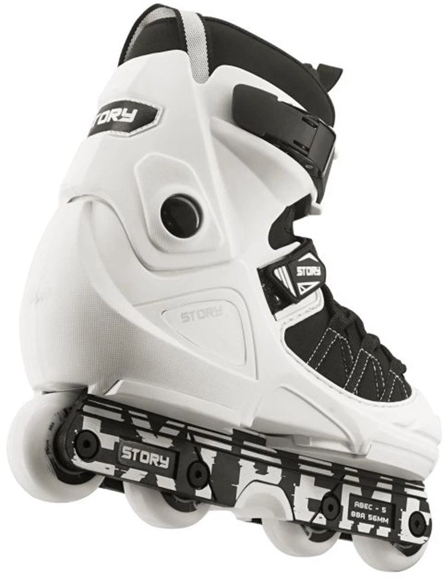 Story aggressive Inline Skates White Black