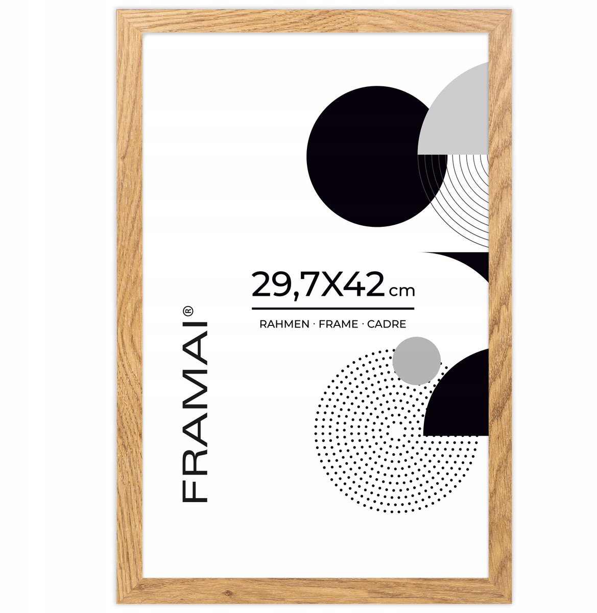 A3 Fotolijst Eikenlook 29,7x42 cm - MDF met Plexiglas