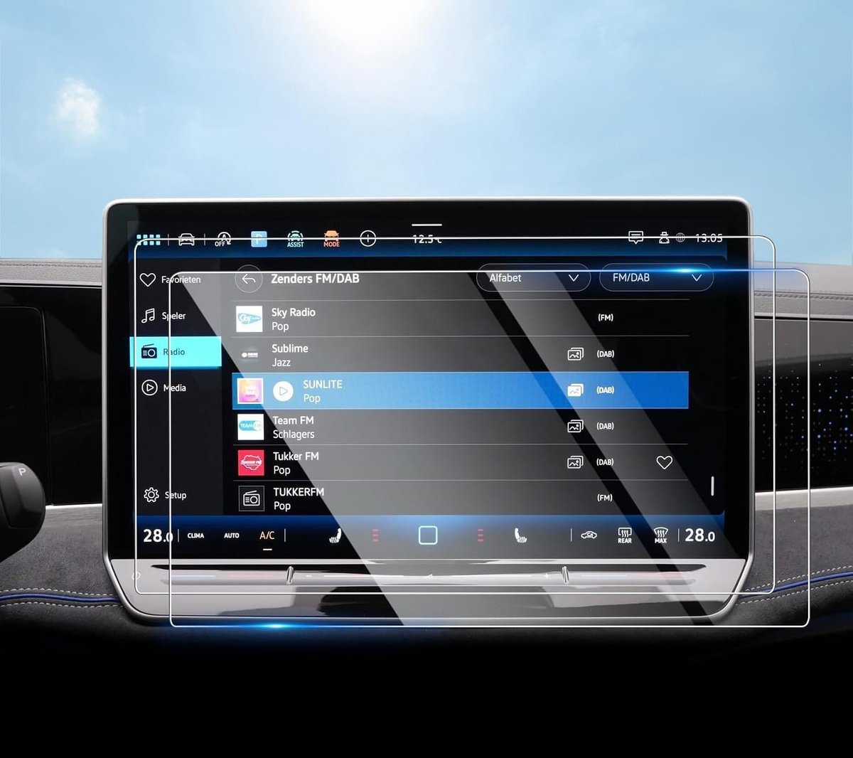 Ontdek de Pro Screen Protector voor Car Navigation, Geschikt voor VW Passat B9 2024 2025 2026, PET 4H Beschermfolie, Accessoires Set van 2 voor Optimale Bescherming en Gebruiksgemak