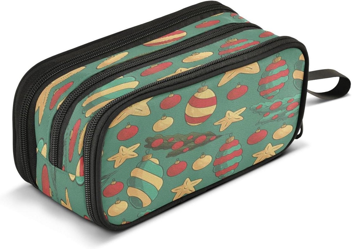 Potlood etui - Pennendoos Pouch - Briefpapier Organiseren - Grote Opbergruimte - 225 x 9 x 11 cm - Meerkleurig