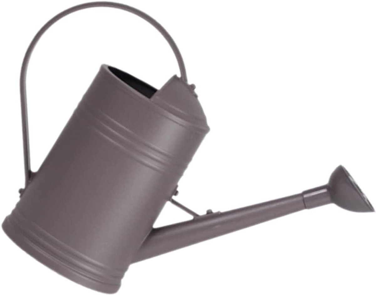Gieter Plastic - Waterkannetje Planten - Planten Water Geven - Brede Vulopening - 24.5 cm Breed - Grijs