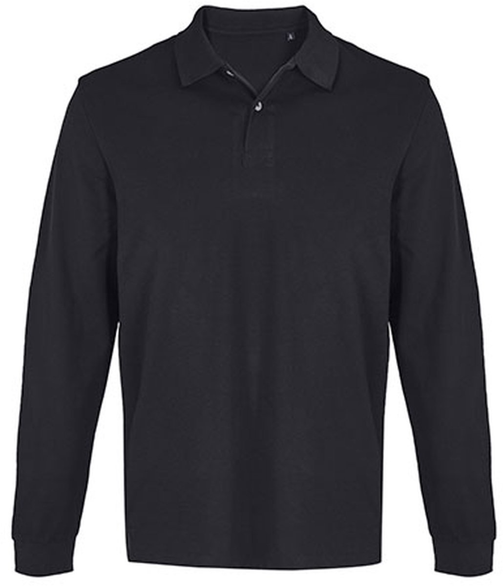 SOL'S Unisex Pacific Polo Shirt Longsleeve L04441 - Black - 3XL