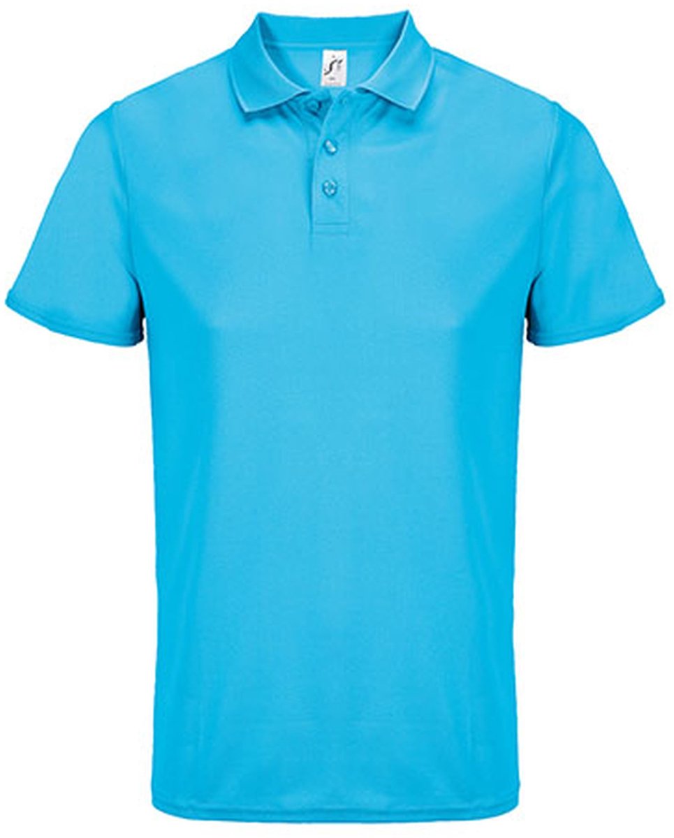 SOL'S Unisex Pitcher Sports Polo Shirt L04442 - Aqua - XL