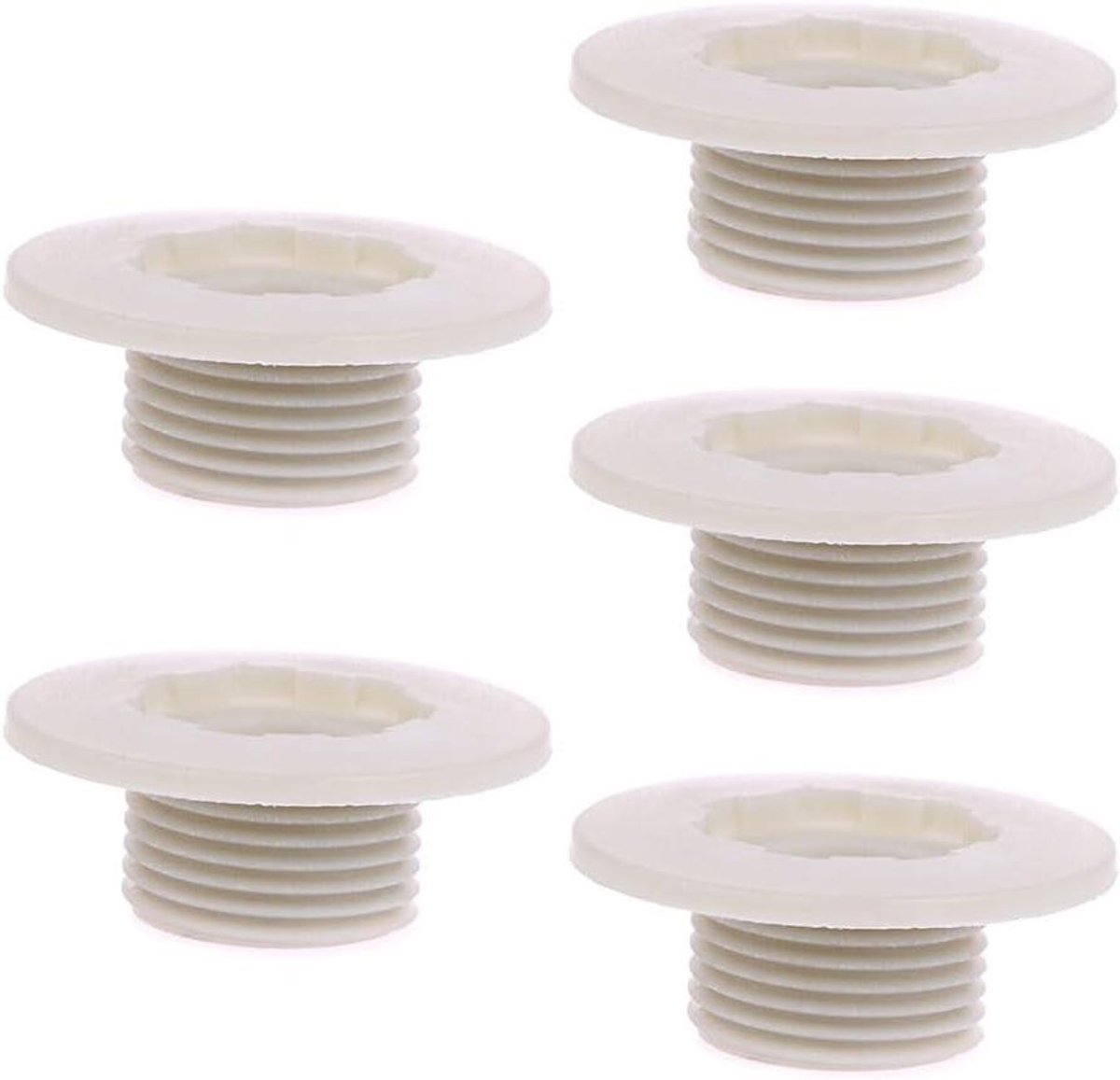 Kettingzaag Oliepomp Wormwiel Set - Oliepomp Tandwiel - Onderhoud Kettingzaag - PA Materiaal - 5 stuks - Wit Zwart